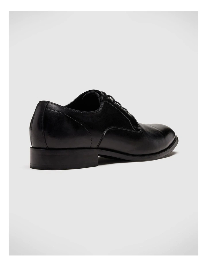 Lace Up Derby Shoes in Black image 4