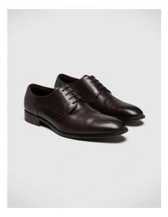 Lace Up Derby Shoes in Brown