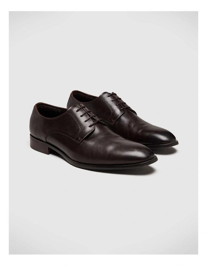 Lace Up Derby Shoes in Brown image 1