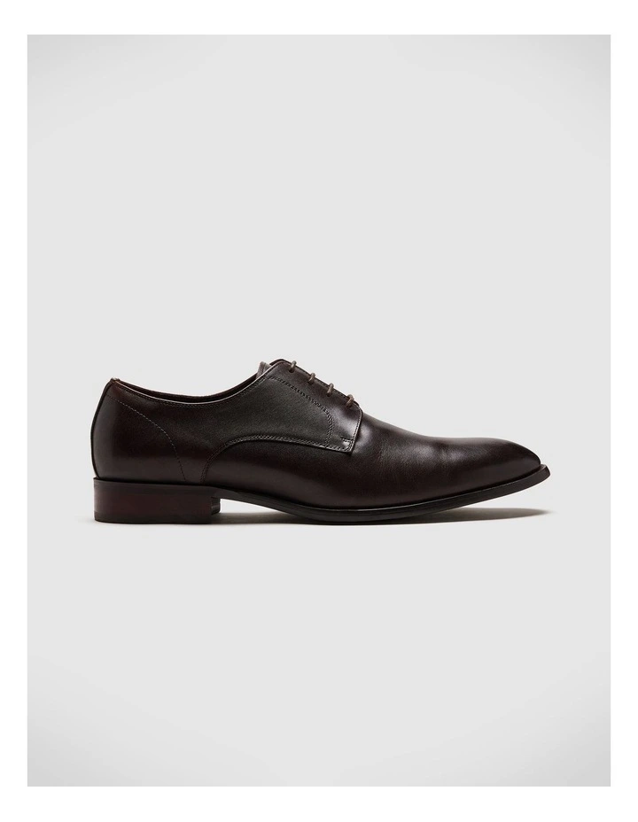Lace Up Derby Shoes in Brown image 2
