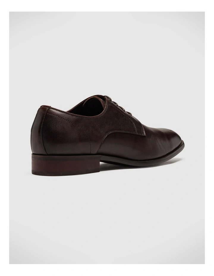 Lace Up Derby Shoes in Brown image 4