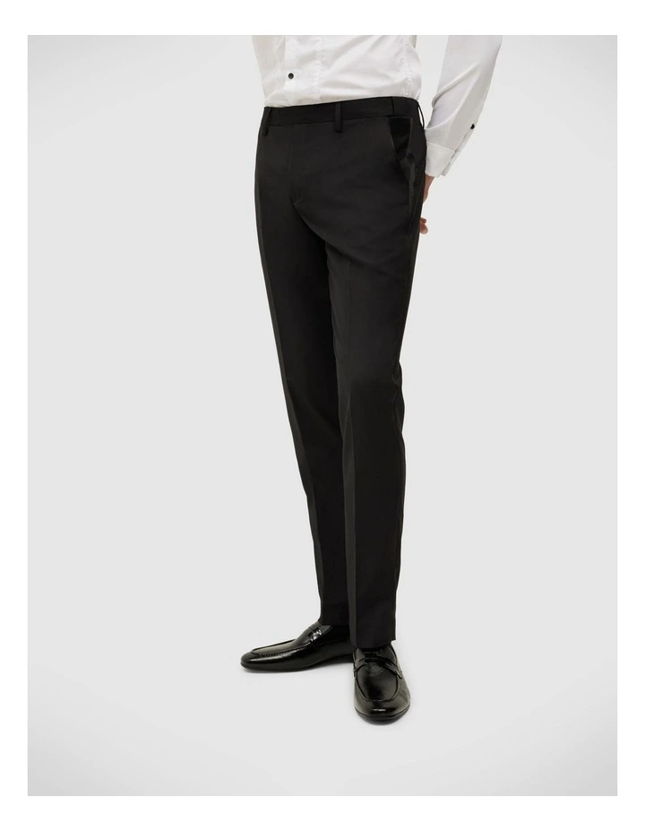 Riley Black Tie Chintz Tuxedo Pant in Black Chintz image 1
