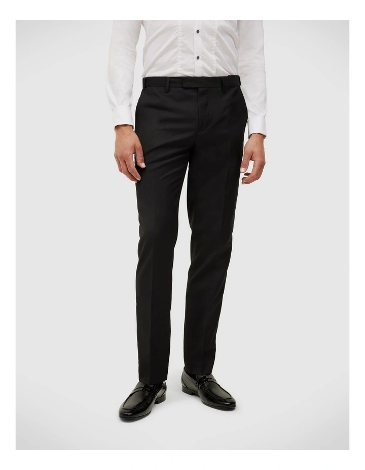 Riley Black Tie Chintz Tuxedo Pant in Black Chintz image 3