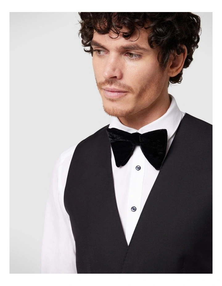 Charlton Black Tie Chintz Vest in Black Chintz image 3