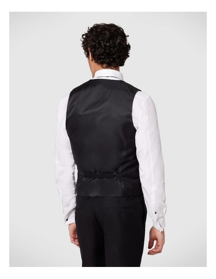 Charlton Black Tie Chintz Vest in Black Chintz image 4