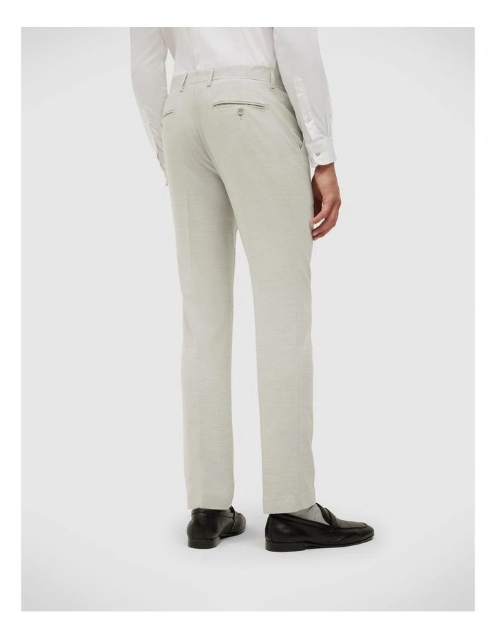 Textured Tailored Pant in Light Grey image 5