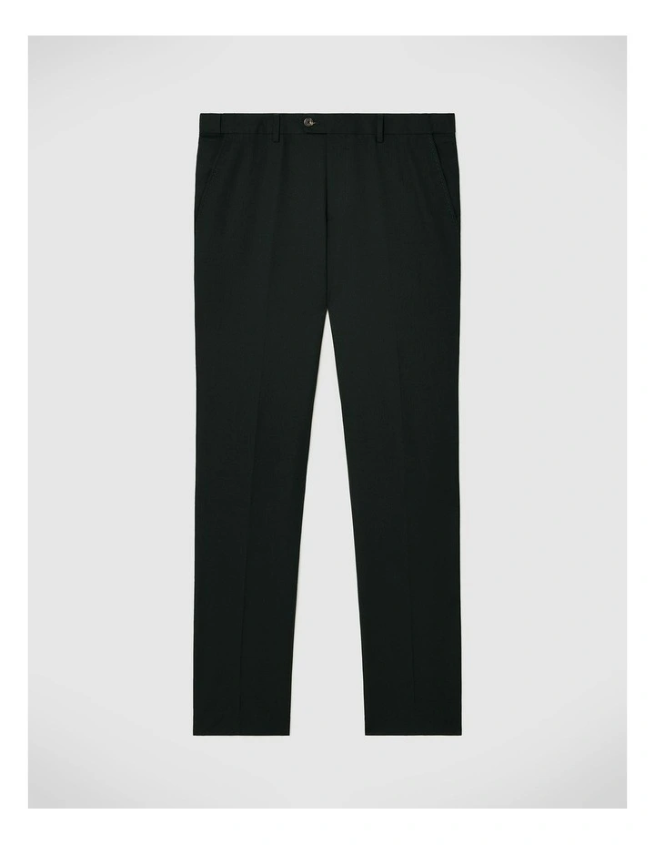Textured Tailored Pant in Dark Khaki image 2