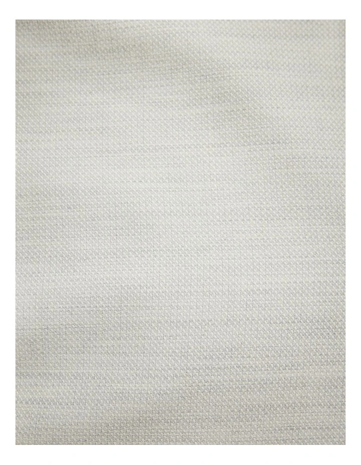Textured Tailored Vest in Light Grey image 5