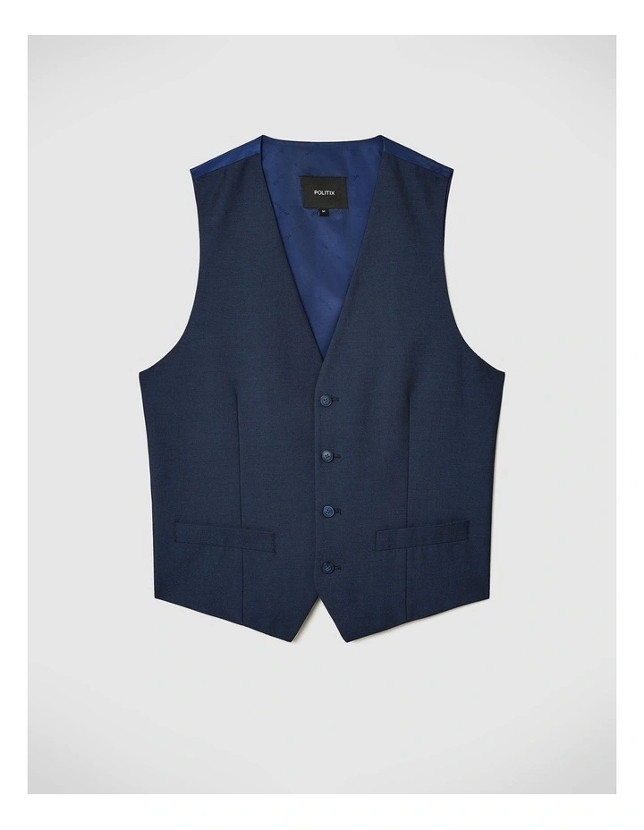 Arlo Tailored Vest in Navy image 2