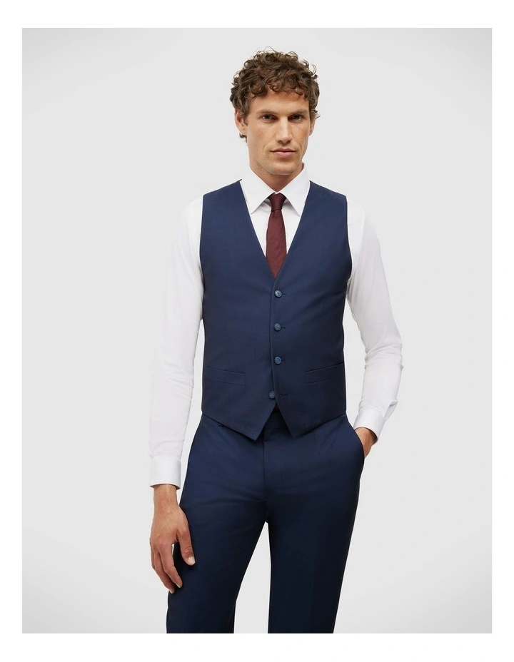 Arlo Tailored Vest in Navy image 3
