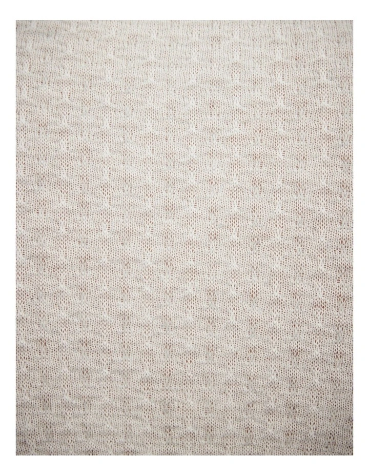 Orlando Two-tone Short Sleeve Polo Knit in Grey Marle image 7