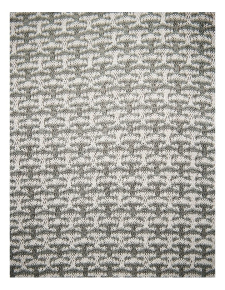 Orlando Two-Tone Short Sleeve Polo Knit in Sage image 7