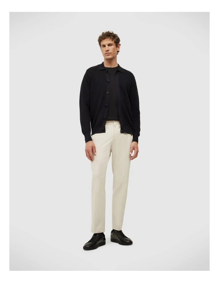 Blake Button Down Long Sleeve Knit in Black image 3