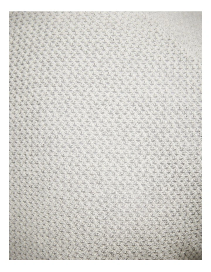 Blake Button Down Long Sleeve Knit in Grey Marle image 7