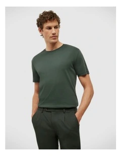 Slim Travel Tee in Forest