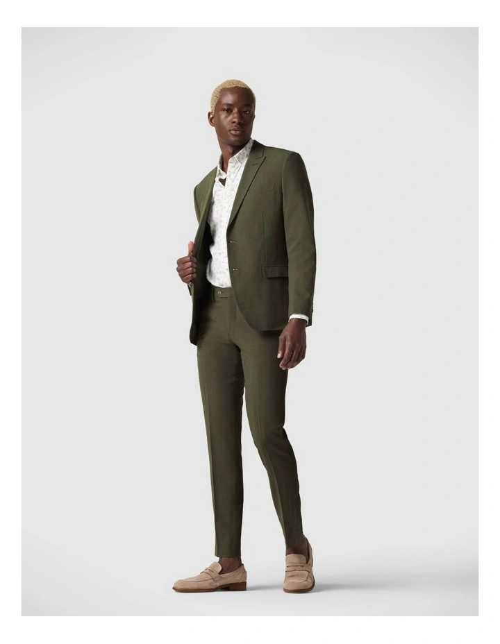 Tailored Jacket in Khaki image 1