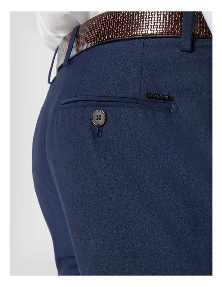 Regular Fit Two-tone Tailored Pant in New Navy image 4