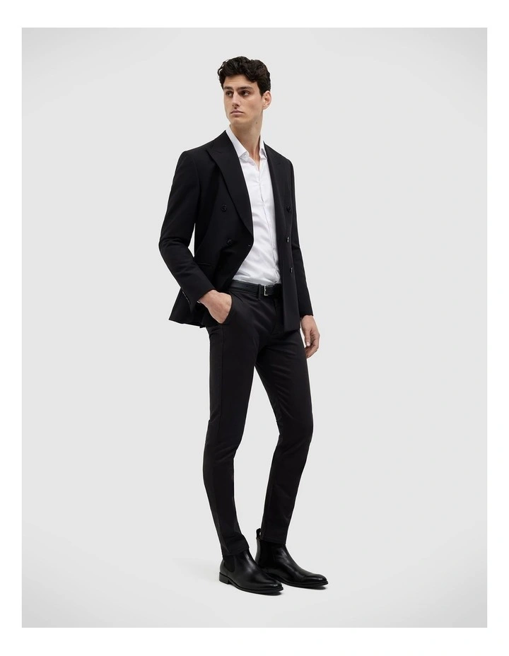 Regular Sateen Long Sleeve Shirt in White image 3