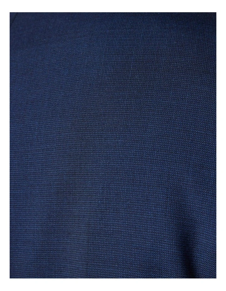 Regular Stretch Wool Blend Tailored Jacket in Navy image 7