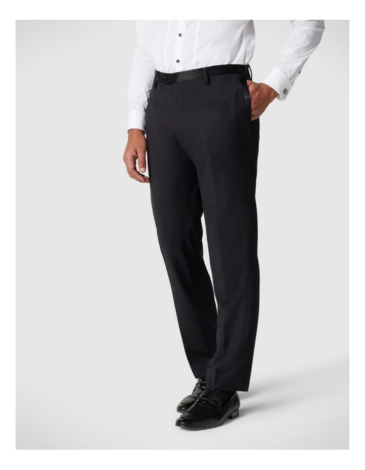 Black Tie Chintz Tailored Pant in Black Chintz image 1
