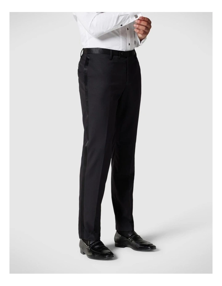 Black Tie Chintz Tailored Pant in Black Chintz image 3