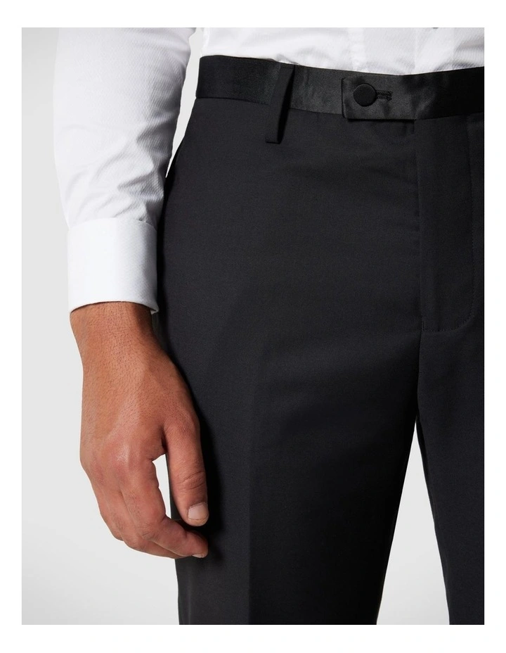Black Tie Chintz Tailored Pant in Black Chintz image 4