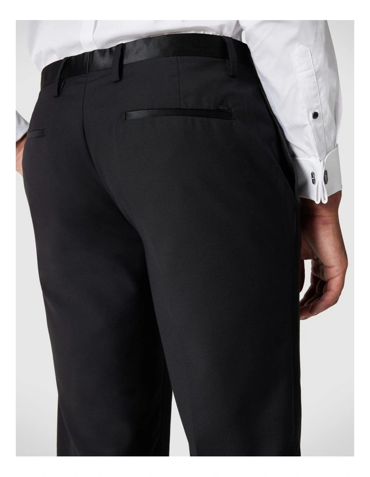 Black Tie Chintz Tailored Pant in Black Chintz image 6