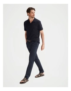 Classic Pique Polo in Navy