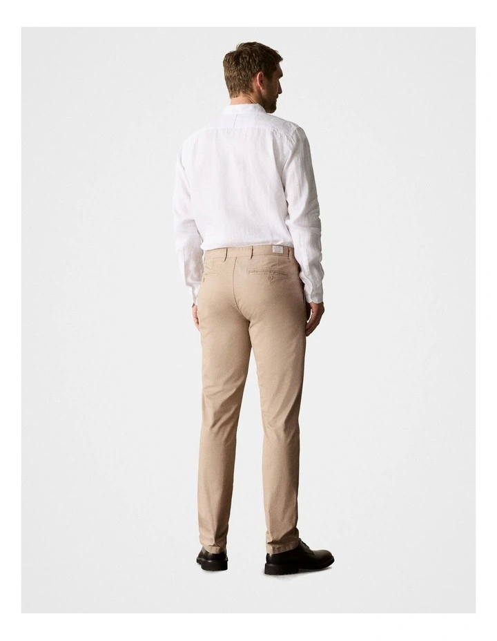 Regular Chino Pant in Taupe image 3