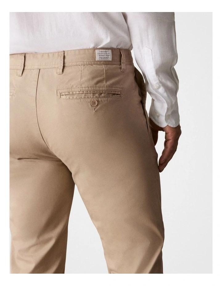 Regular Chino Pant in Taupe image 4