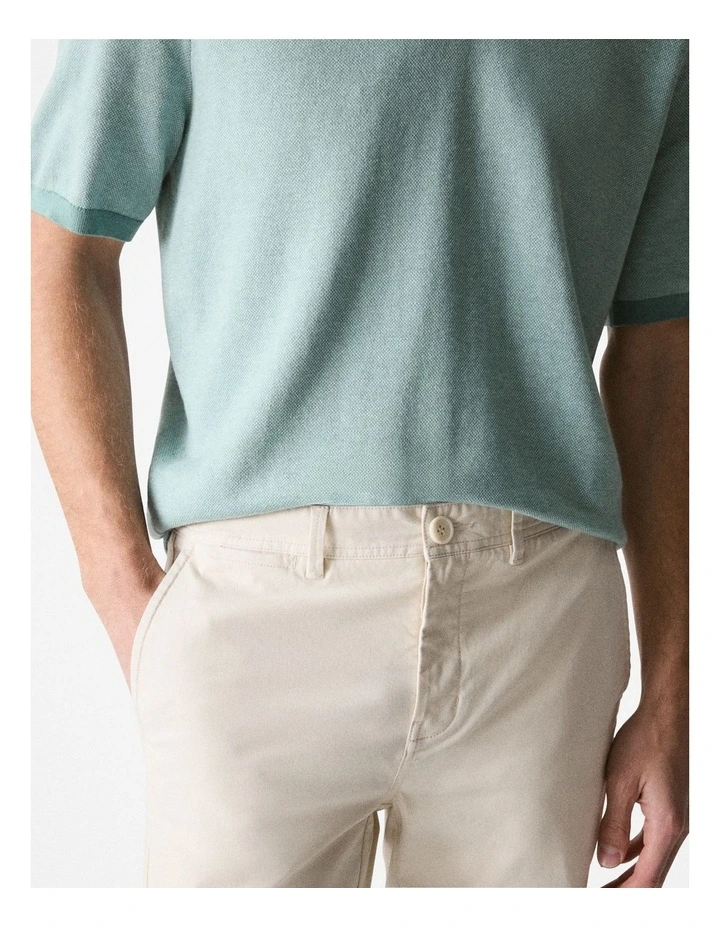 Regular Chino Pant in Chalk image 4