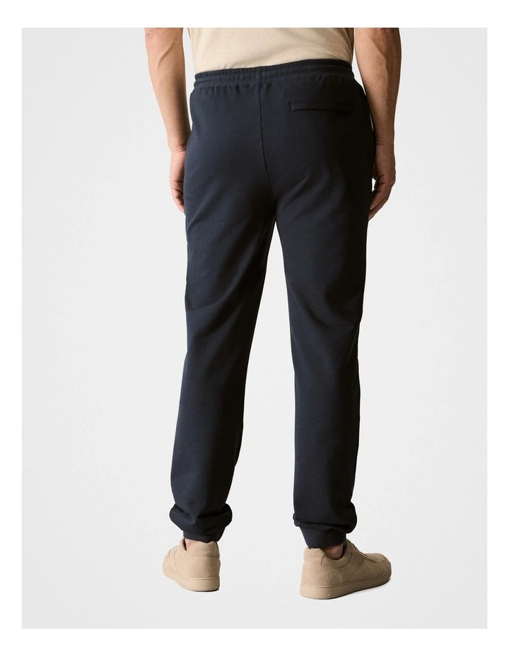 Cotton Blend Travel Jogger in Navy image 3