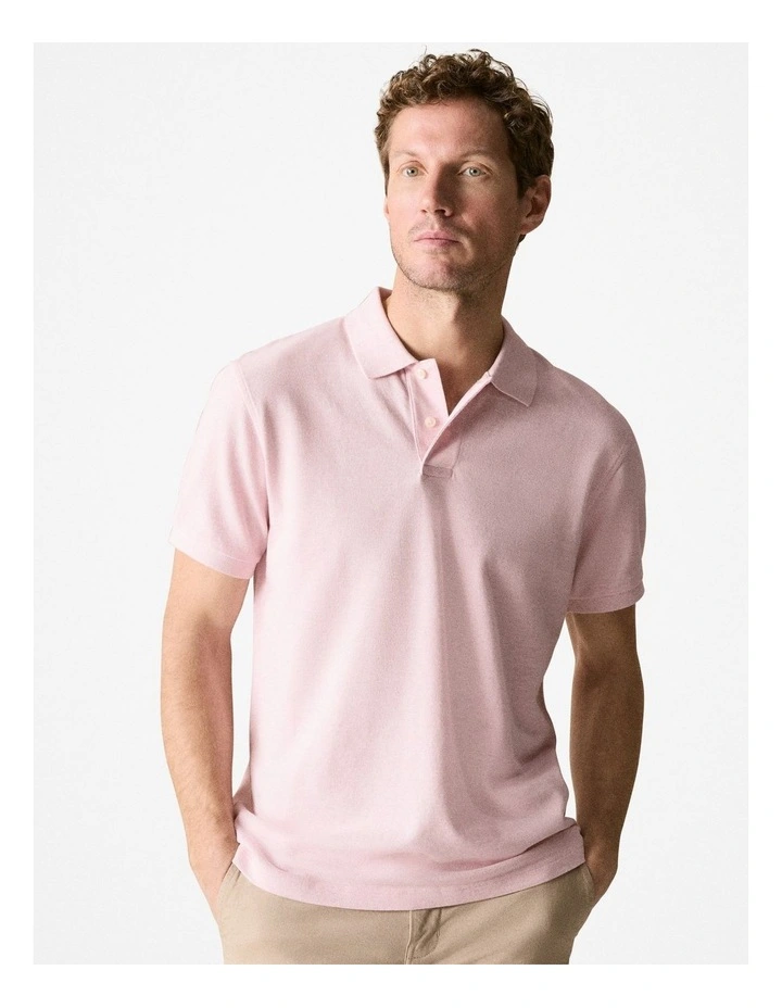 Classic Marle Polo in Light Pink image 1