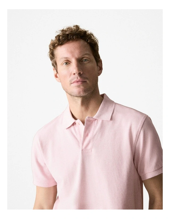 Classic Marle Polo in Light Pink image 2