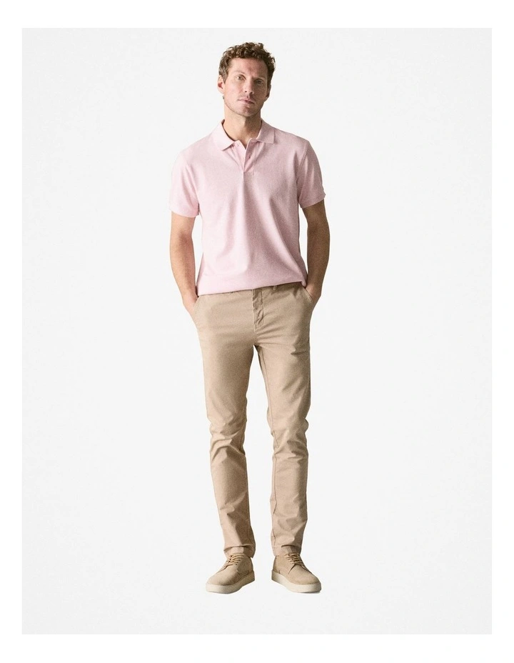 Classic Marle Polo in Light Pink image 3