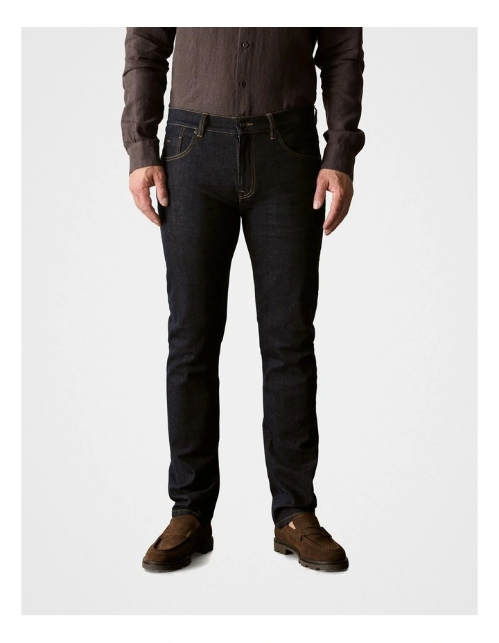 Slim Rinse Wash Jean in Dark Navy image 2