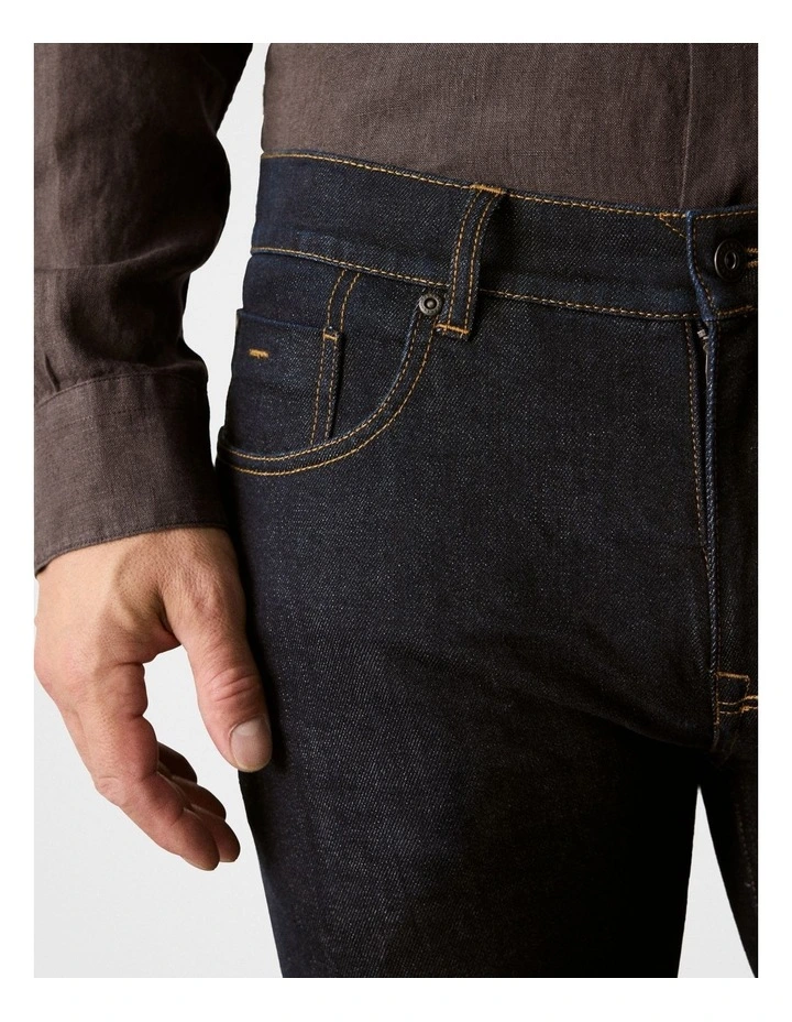 Slim Rinse Wash Jean in Dark Navy image 4
