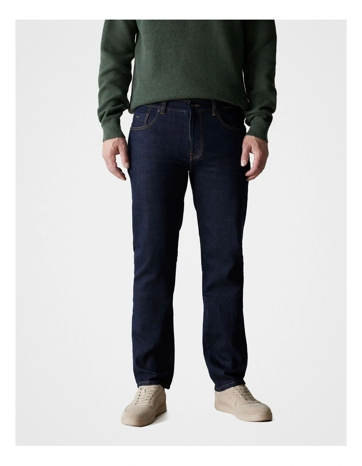 Regular Rinse Wash Jean in Dark Navy image 2