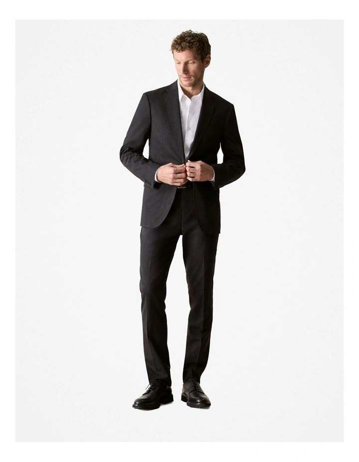 Italian Wool Ultimate Blazer in Black image 2