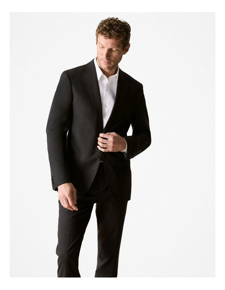 Italian Wool Ultimate Blazer in Black image 5