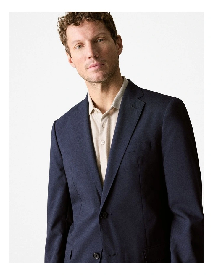 Italian Wool Ultimate Blazer in Navy image 4