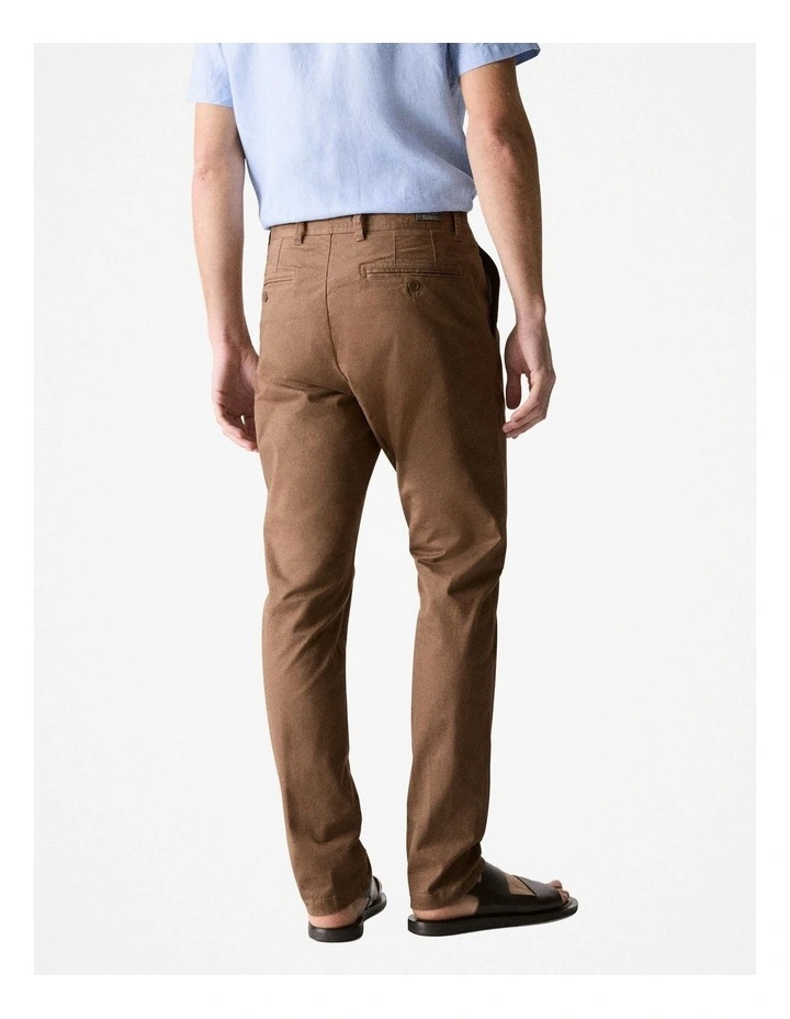 Regular Chino Pant in Walnut image 3