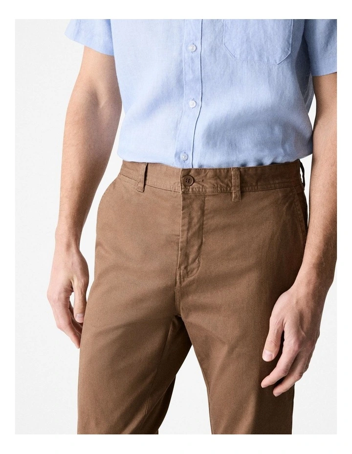Regular Chino Pant in Walnut image 4