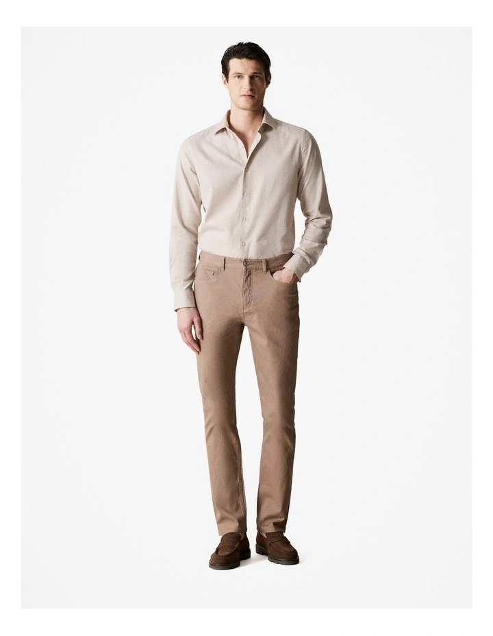 Regular Fit Bedford Jean in Cocoa image 1