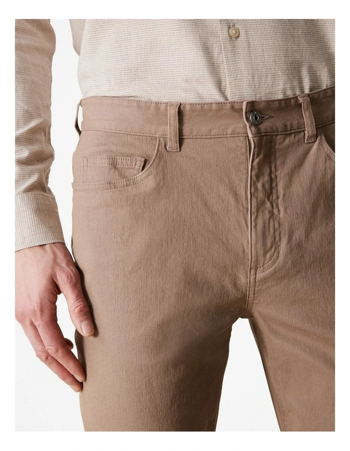 Regular Fit Bedford Jean in Cocoa image 3