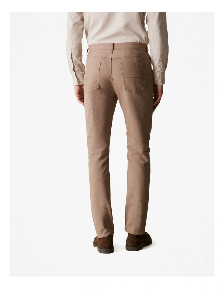 Regular Fit Bedford Jean in Cocoa image 4