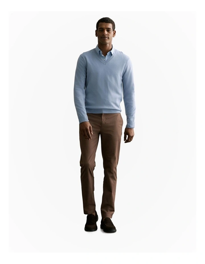 Regular Fit Modern Chino Pant in Khaki Brown image 2