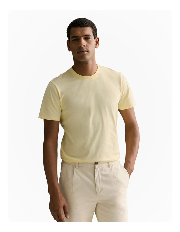 Organically Grown Cotton Crew T-shirt in Sorbet image 1