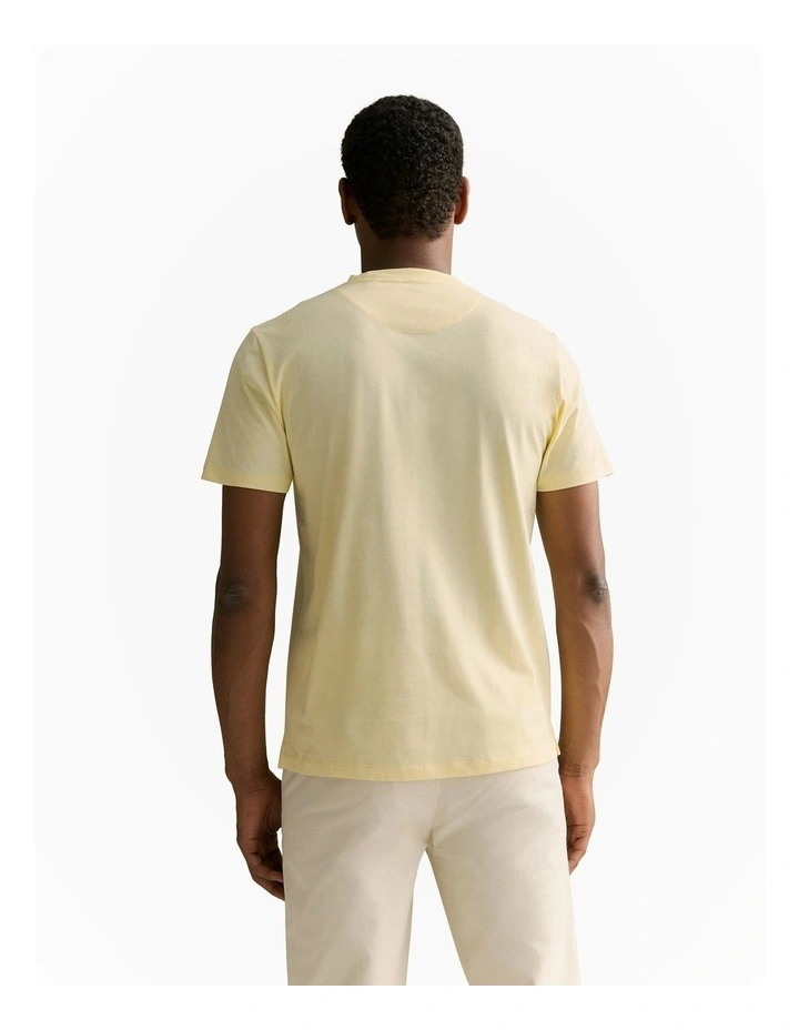 Organically Grown Cotton Crew T-shirt in Sorbet image 4