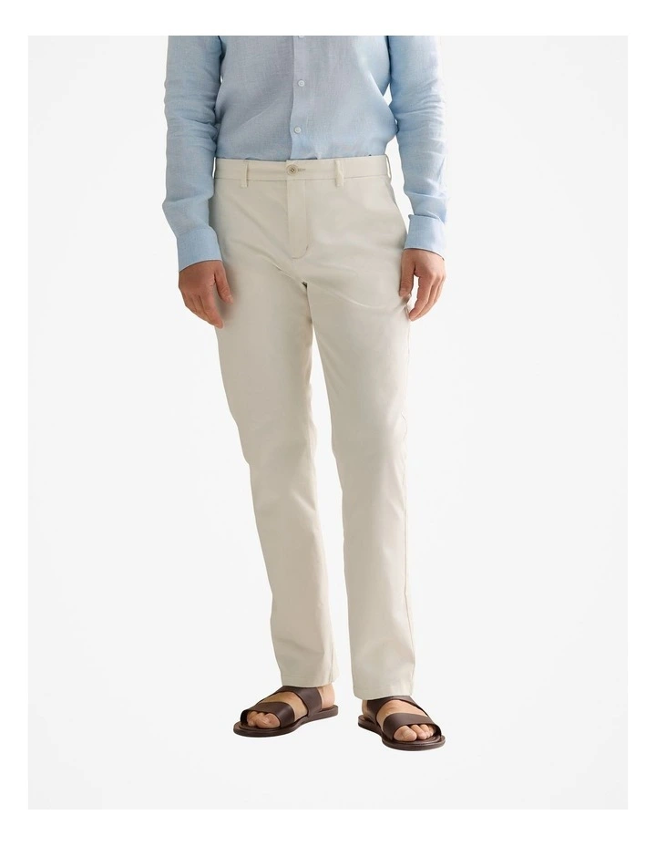Regular Fit Modern Chino Pant in White image 1